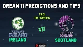 IRE vs SCO Dream11 Team Ireland vs Scotland, Match 6, Ireland Tri-Nation T20I Series  – Cricket Prediction Tips For Today’s Match IRE vs SCO at Dublin